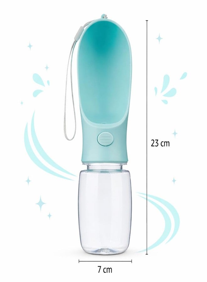 Feinerman 350ml Portable Pet Water Bottle with Bowl Cap Leak Proof Dog Drinking Cup Lightweight Travel Hydration Accessory BPA Free Feeder (Multicolor) - Image 5